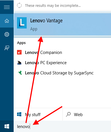 lenovo vantage